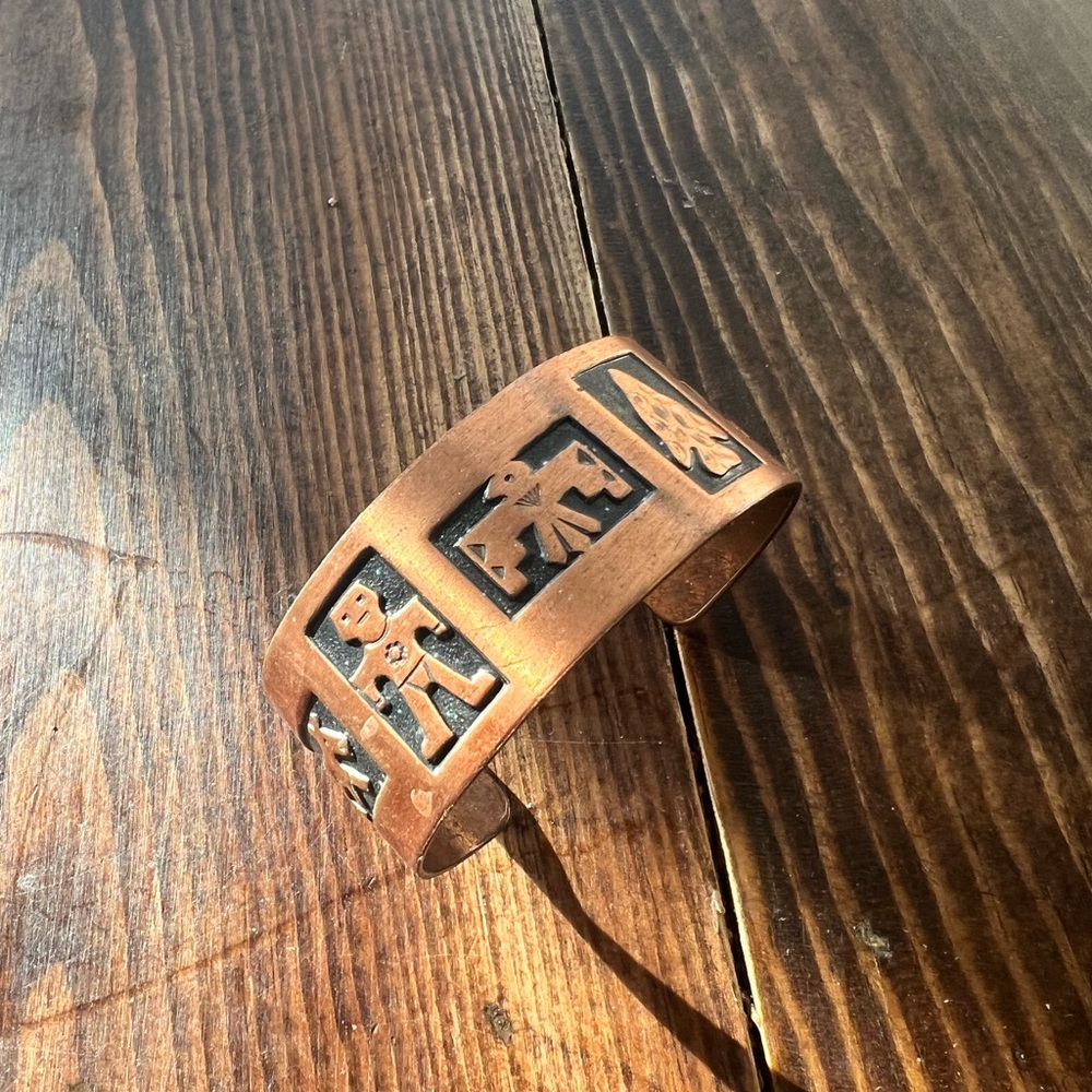 Vintage Handmade Copper Cuff